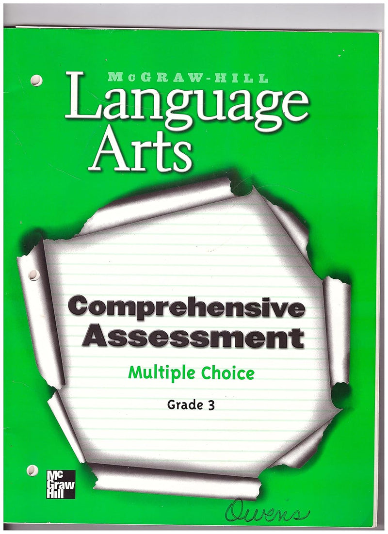 Mcgraw Hill Language Arts Grade 3 Comprehensive Assessment Multiple Choice Blackline Masters