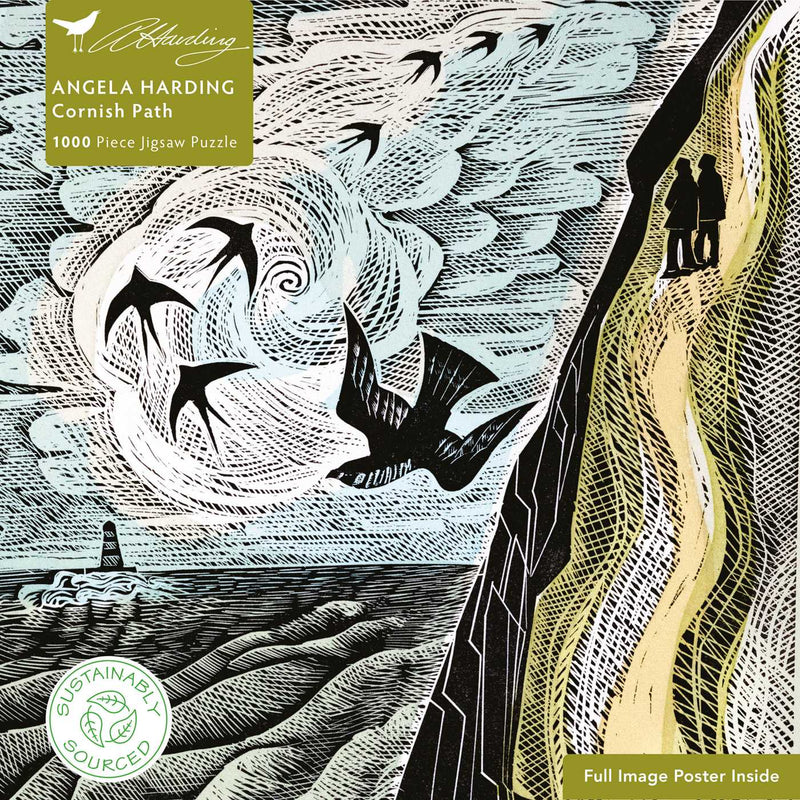 Adult Sustainable Jigsaw Puzzle Angela Harding: Cornish Path
