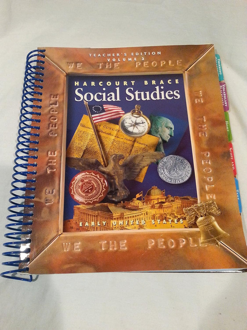 Harcourt Brace SS Early United States TE Volume 2 [Spiral-bound] Harcourt Brace