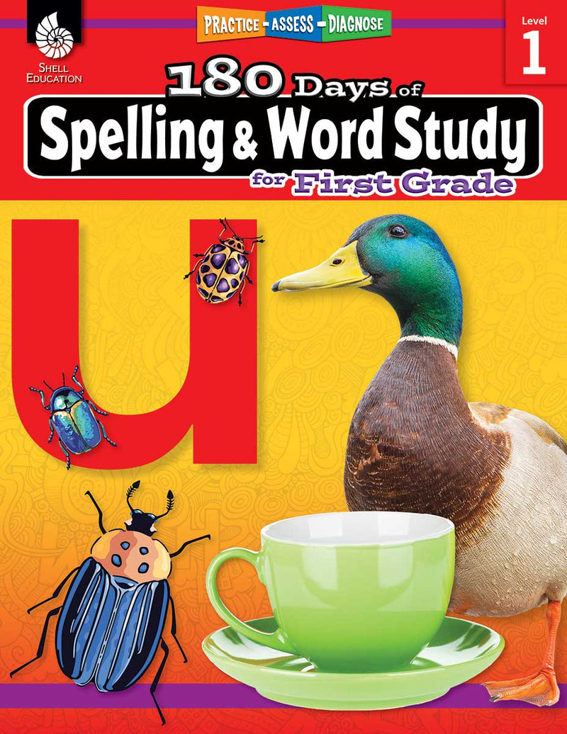 180 Days: Spelling and Word Study for First Grade: Practice, Assess, Diagnose