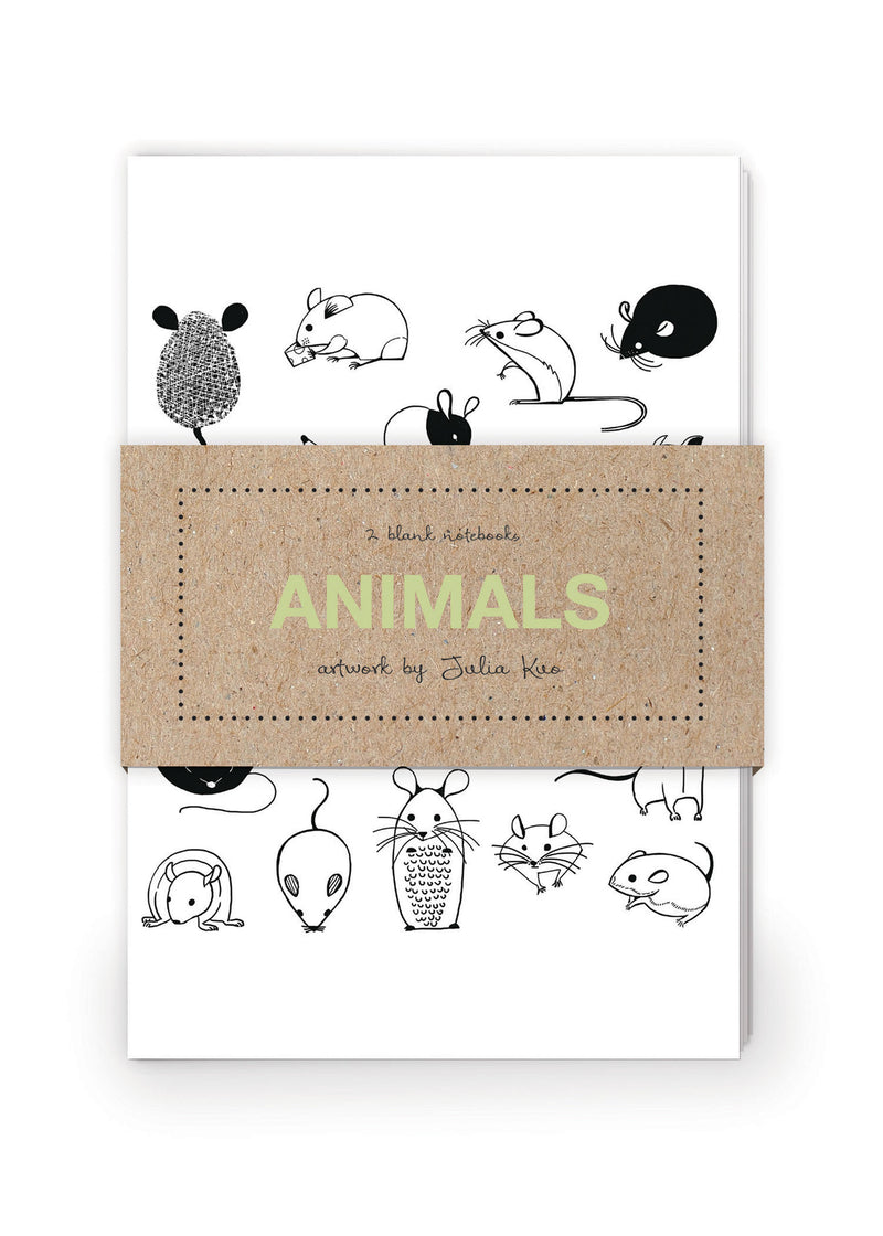 Animals Artwork by Julia Kuo Journal Collection 1