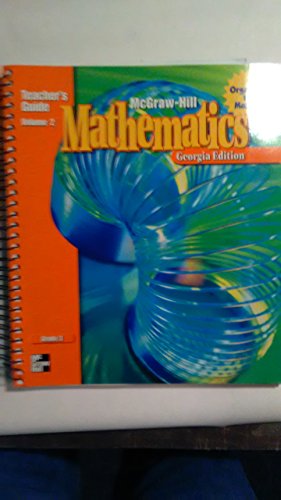 McGraw Hill Mathematics Georgia Teachers Guide Volume 2