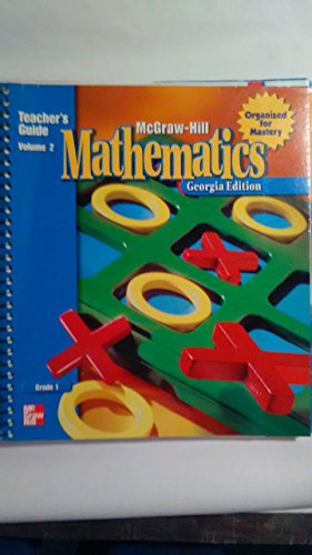 McGraw Hill Mathematics 1 Georgia Teachers Edition Volume 2 [Spiral-bound]