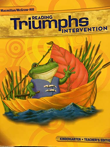 Reading Triumphs intervention Grade K Teachers Edition [Spiral-bound] Unknown