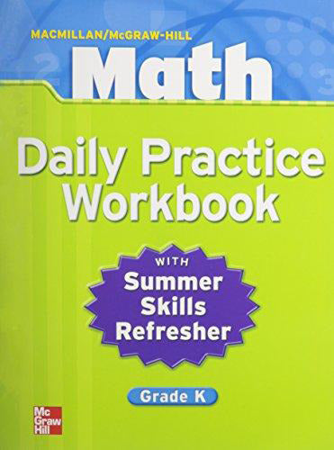 Macmillan Mcgraw Hill Math Grade K Daily Practice Workbook