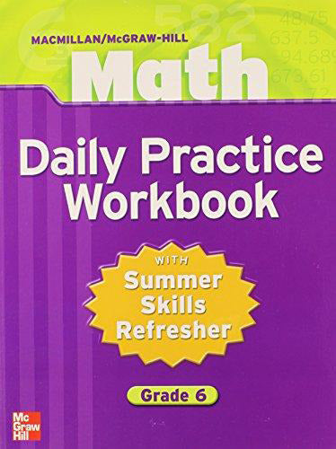 Macmillan Mcgraw Hill Math Grade 6 Daily Practice Workbook