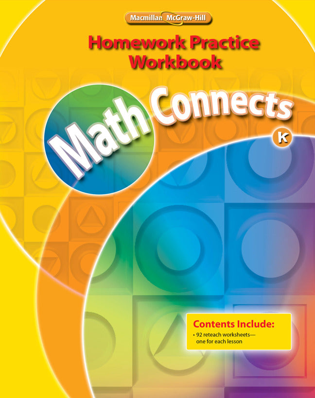 Math Connects Grade K Homework Practice Workbook