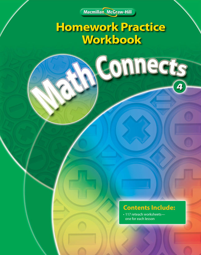 Math Connects Grade 4 Homework Practice Workbook