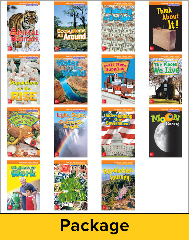 Mcgraw Hill My Math Grade 3 Real World Problem Solving Readers Deluxe Package On Level