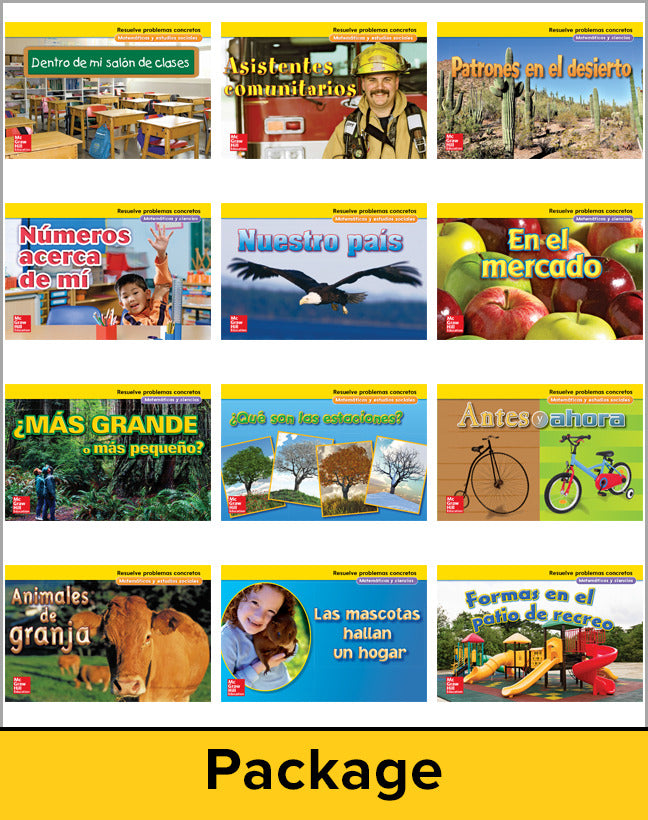 Mcgraw Hill My Math Grade K Real World Problem Solving Readers Deluxe Package Spanish