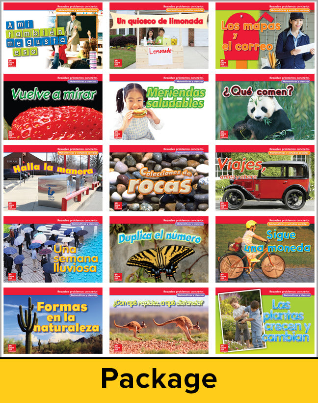 Mcgraw Hill My Math Grade 1 Real World Problem Solving Readers Deluxe Package Spanish