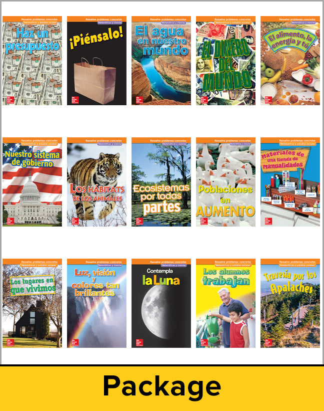 Mcgraw Hill My Math Grade 3 Real World Problem Solving Readers Deluxe Package Spanish