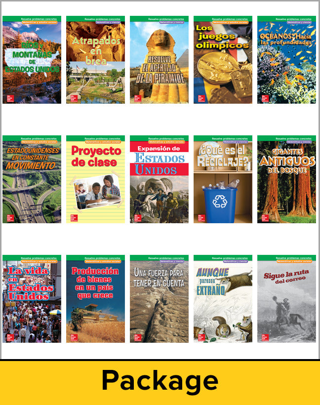 Mcgraw Hill My Math Grade 4 Real World Problem Solving Readers Deluxe Package Spanish