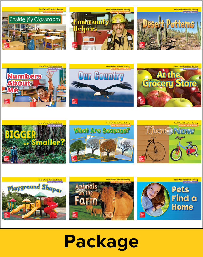 Mcgraw Hill My Math Grade K Real World Problem Solving Readers Package On Level