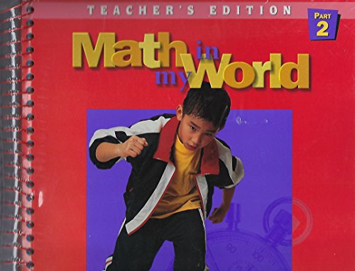 Math In My World (Mc Graw Hill Mathematics, Gr 3 Part 1) [Spiral-bound] Dr Douglas H Clemens