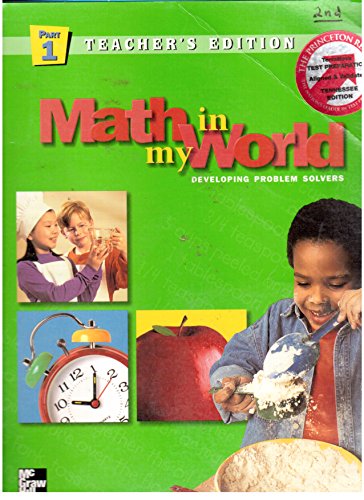 Math In My World: Developing Problem Solvers 2, Part 1, Teacher's Edition [Unknown Binding] Douglas H. Clements