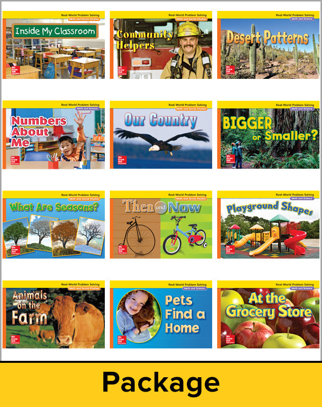 Mcgraw Hill My Math Grade K Real World Problem Solving Readers Deluxe Package Approaching