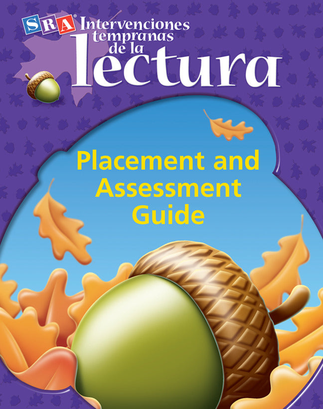Intervenciones Tempranas De La Lectura Placement & Assessment Guide