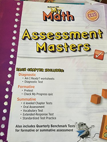 My Math Assessment Masters Grade 5 [Paperback] John A. Carter