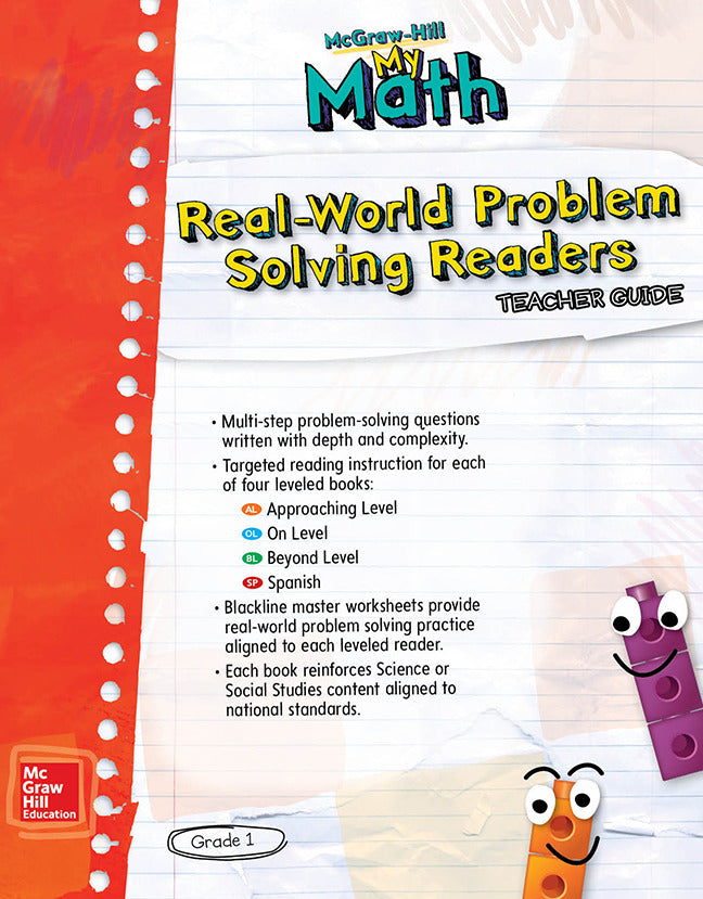 Mcgraw Hill My Math Grade 1 Real World Problem Solving Readers Teacher Guide