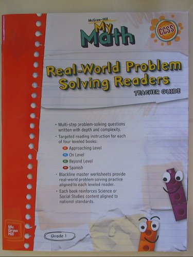 McGraw-Hill My Math, Grade 1, Real-World Problem Solving Readers Teacher Guide (ELEMENTARY MATH CONNECTS) [Spiral-bound] Education, McGraw