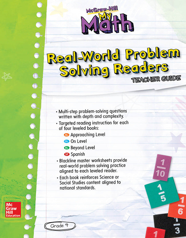 Mcgraw Hill My Math Grade 4 Real World Problem Solving Leveled Reader Teacher Guide