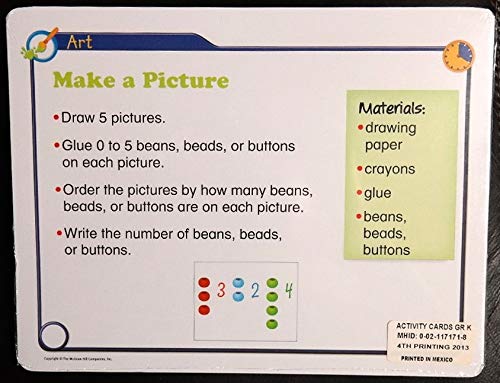 My Learning Station Activity Cards Grade K