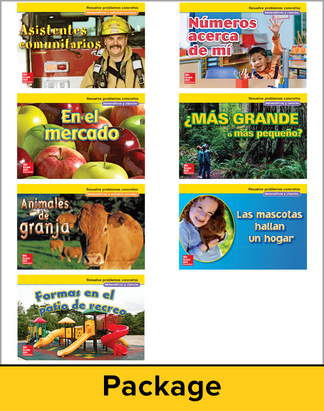 Mcgraw Hill My Math Grade K Spanish Real World Problem Solving Reader Package For My Learning Station