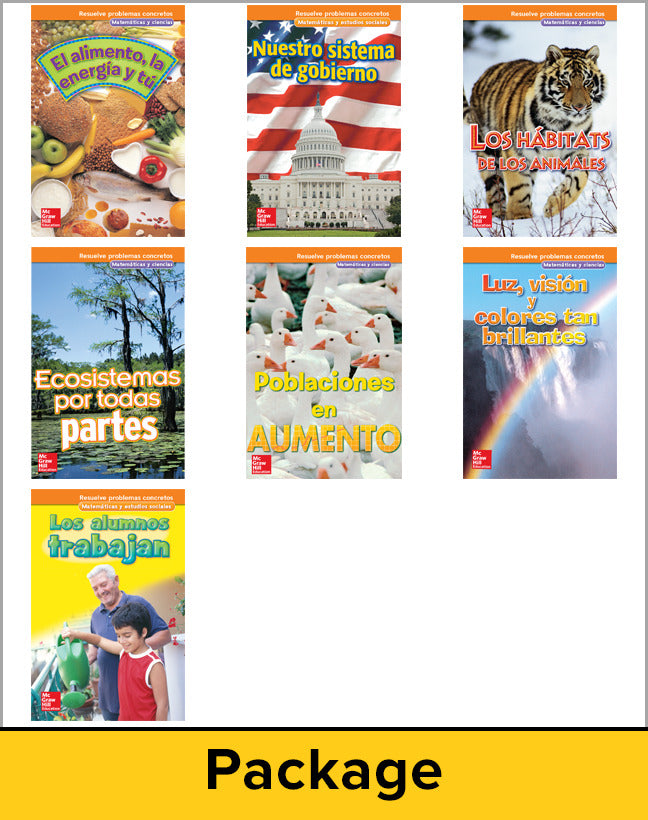 Mcgraw Hill My Math Grade 3 Spanish Real World Problem Solving Reader Package For My Learning Station