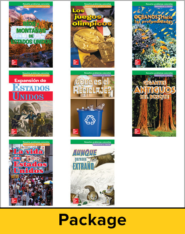 Mcgraw Hill My Math Grade 4 Spanish Real World Problem Solving Reader Package For My Learning Station