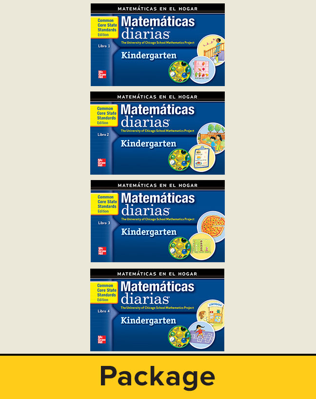 Everyday Mathematics Grade K Matematicas En El Hogar Libros 1 4 3e