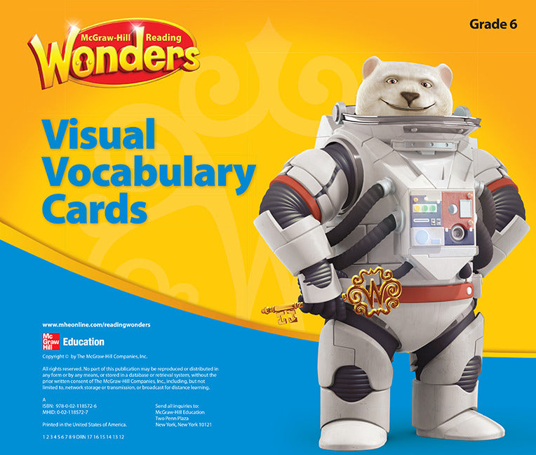 Reading Wonders Grade 6 Visual Vocabulary Cards