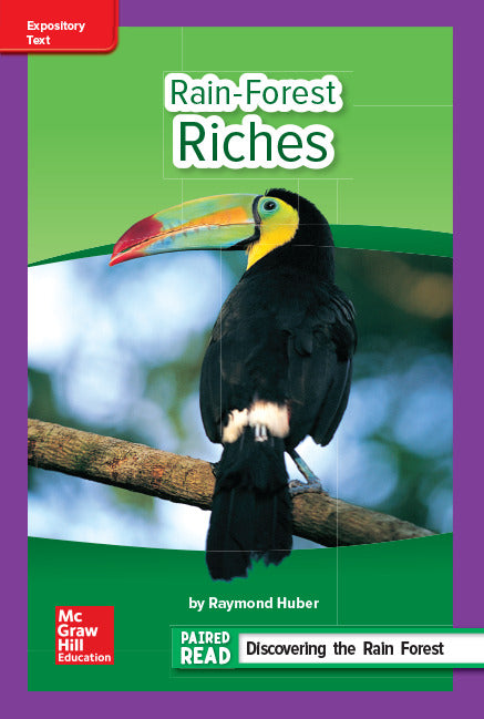 Reading Wonders Leveled Reader Rain Forest Riches Ell Unit 1 Week 3 Grade 6