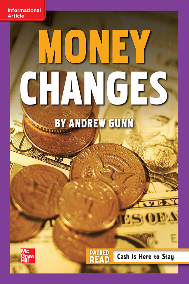 Reading Wonders Leveled Reader Money Changes Ell Unit 1 Week 5 Grade 6