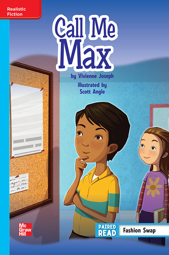 Reading Wonders Leveled Reader Call Me Max On Level Unit 1 Week 1 Grade 6