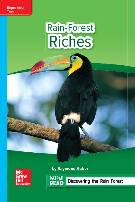 Reading Wonders Leveled Reader Rain Forest Riches On Level Unit 1 Week 3 Grade 6