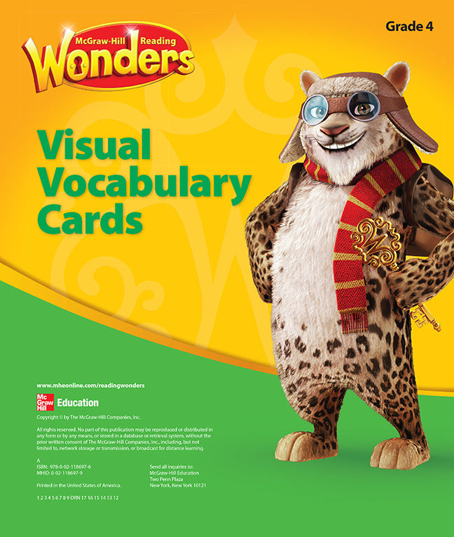 Reading Wonders Grade 4 Visual Vocabulary Cards