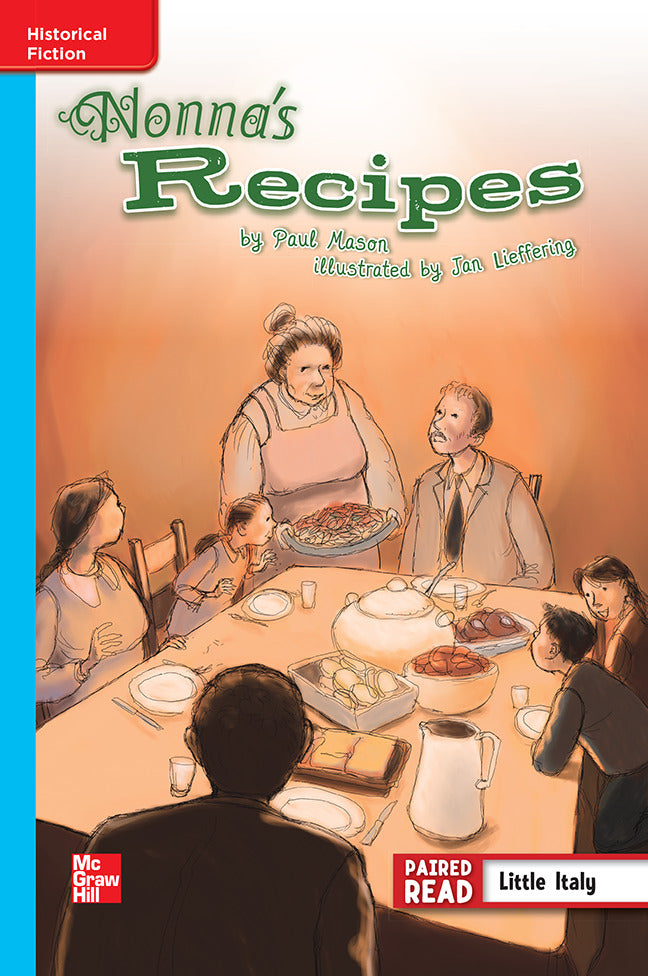 Reading Wonders Leveled Reader Nonnas Recipe On Level Unit 6 Week 2 Grade 4
