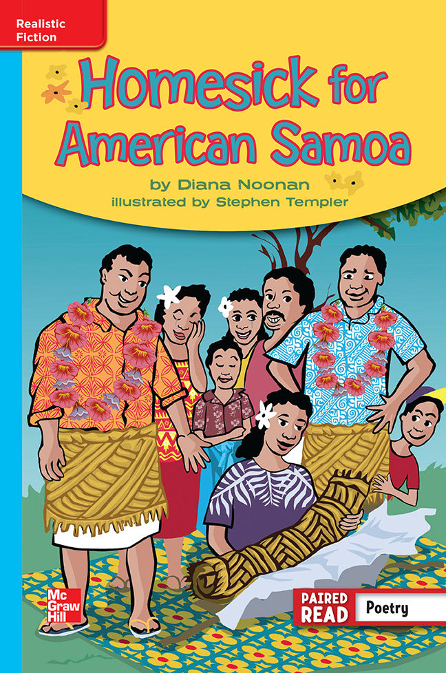 Reading Wonders Leveled Reader Homesick For American Samoa On Level Unit 6 Week 5 Grade 4