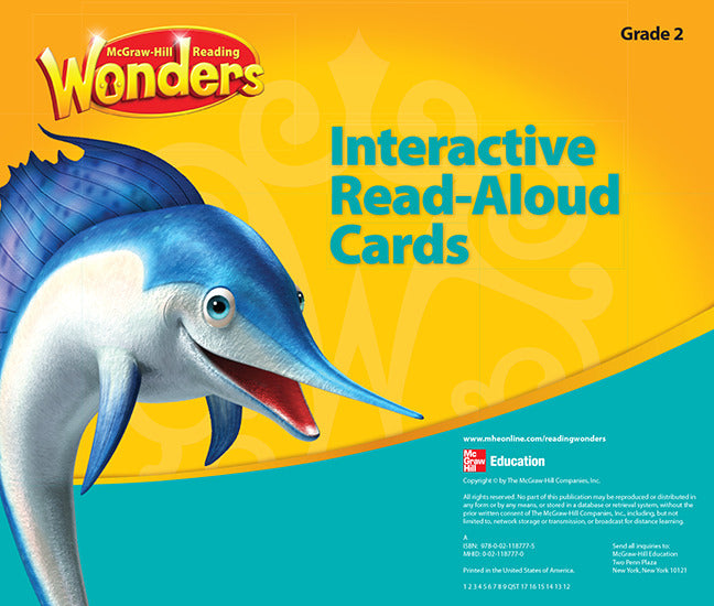 Reading Wonders Grade 2 Interactive Read Aloud Cards Grade 2