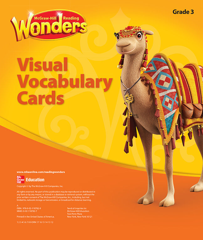 Reading Wonders Grade 3 Visual Vocabulary Cards