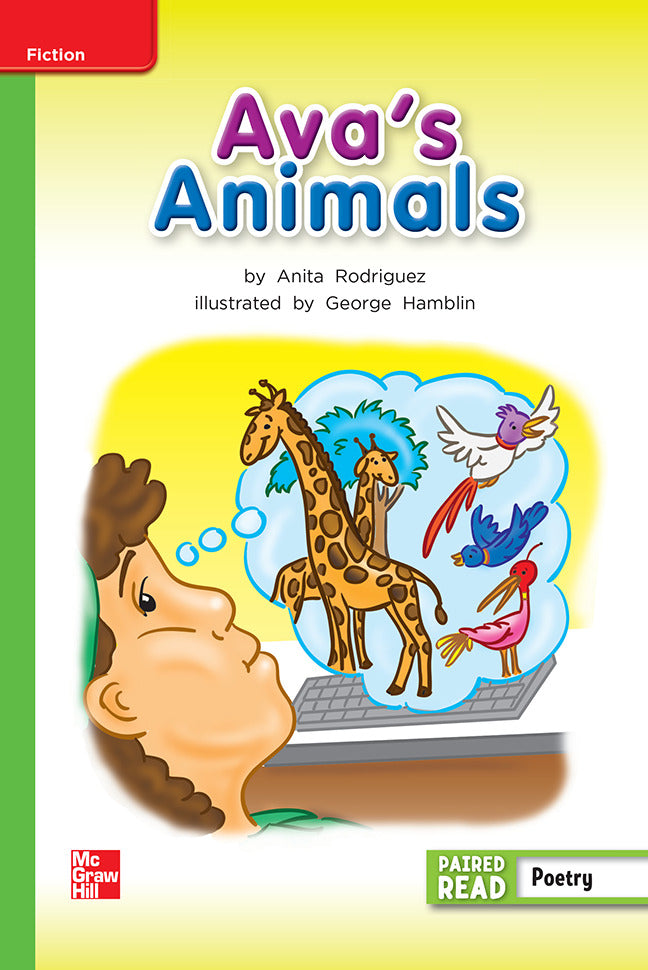 Reading Wonders Leveled Reader Avas Animals Beyond Unit 2 Week 5 Grade 2