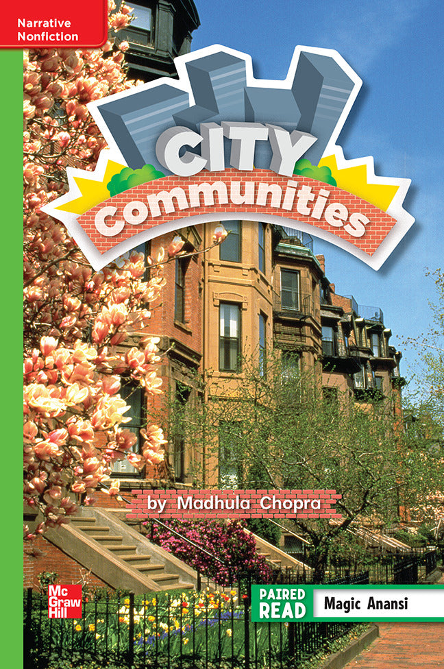 Reading Wonders Leveled Reader City Communities Beyond Unit 3 Week 3 Grade 2