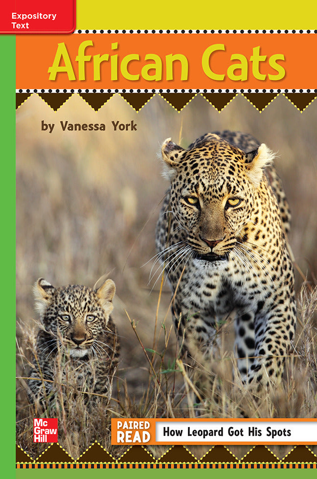 Reading Wonders Leveled Reader African Cats Beyond Unit 6 Week 4 Grade 3
