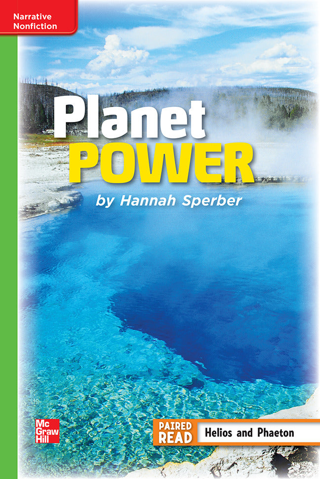 Reading Wonders Leveled Reader Planet Power Beyond Unit 6 Week 3 Grade 4