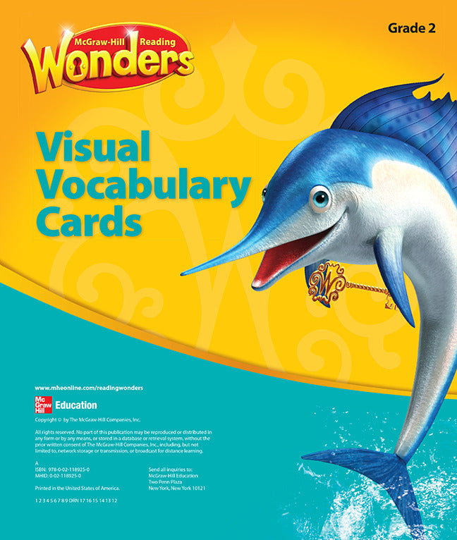 Reading Wonders Grade 2 Visual Vocabulary Cards Grade 2