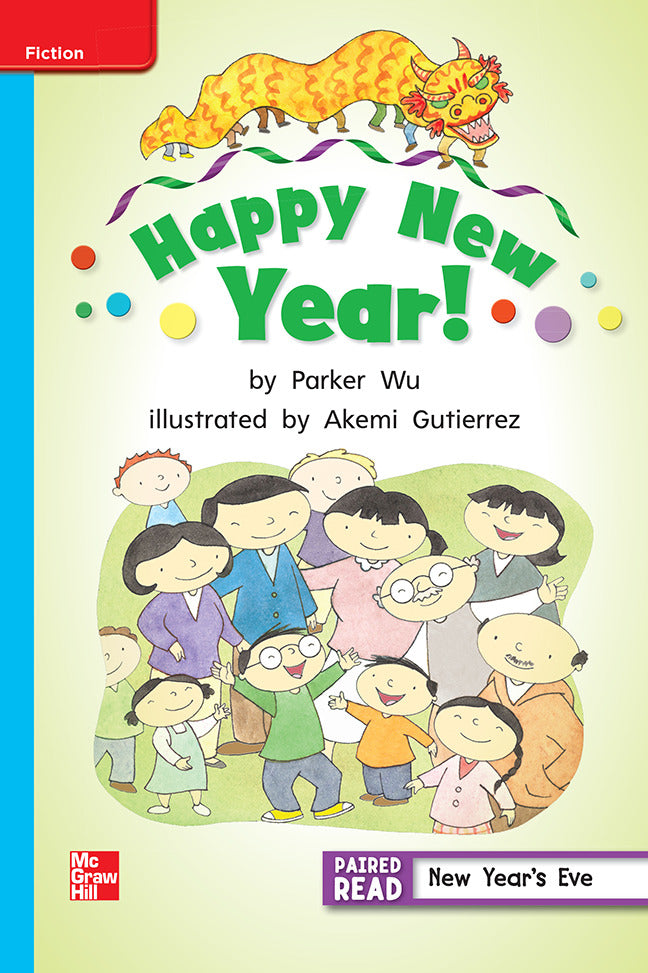 Reading Wonders Leveled Reader Happy New Year On Level Unit 1 Week 2 Grade 2
