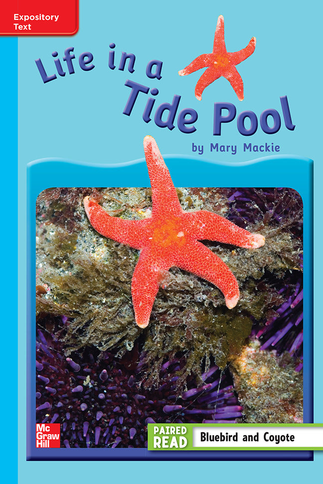 Reading Wonders Leveled Reader Life In A Tide Pool On Level Unit 4 Week 3 Grade 3