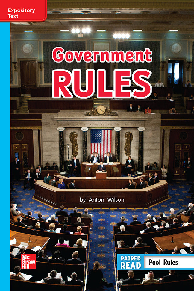 Reading Wonders Leveled Reader Government Rules On Level Unit 5 Week 5 Grade 2