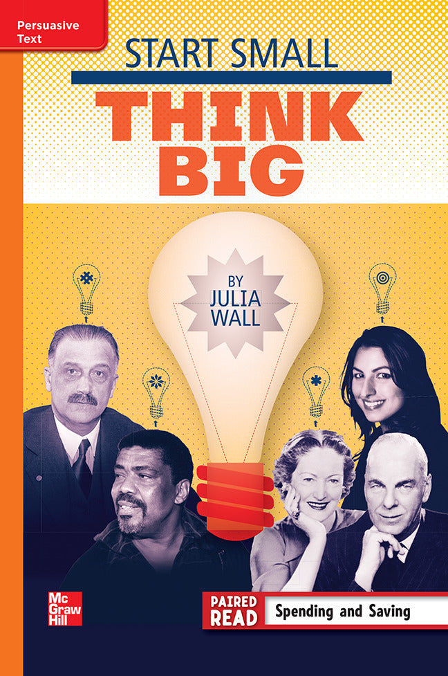 Reading Wonders Leveled Reader Start Small Think Big Approaching Unit 1 Week 5 Grade 4